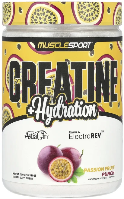 효과가 좋은 MuscleSport 크레아틴 + 수분 보충 패션프루트 펀치 300g(10.58oz) 최저가격, MuscleSport크레아틴수분보충패션프루트펀치300g, 300g, 1개 - 쿠팡