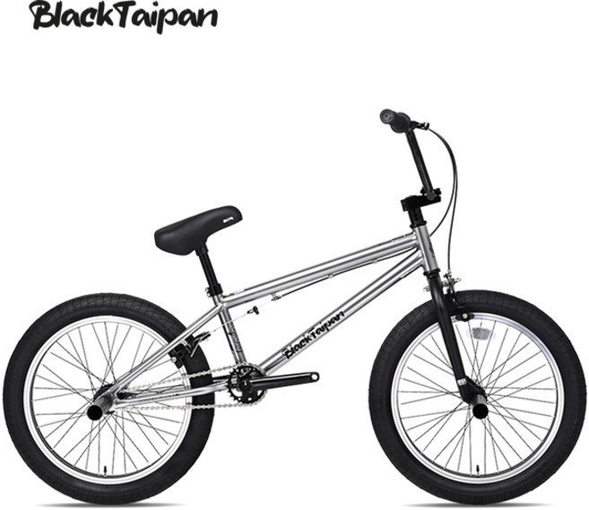 2025 블랙타이판 비엠엑스 BMX 자전거 포티튜드 묘기용 퍼포먼스 미조립, 1개, 140cm, 포티튜드 20인치 크롬실버