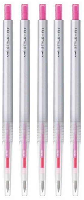 유니 스타일핏트 단색펜 UMN-139 0.38mm, 베이비핑크, 5개