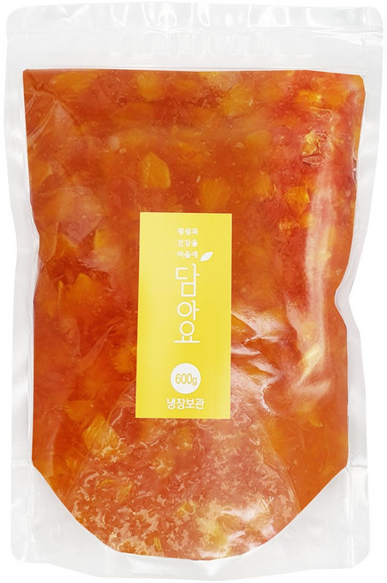 담아요 수제 오렌지자몽청(오렌지큐브+자몽알갱이), 600g, 1개, 1개입