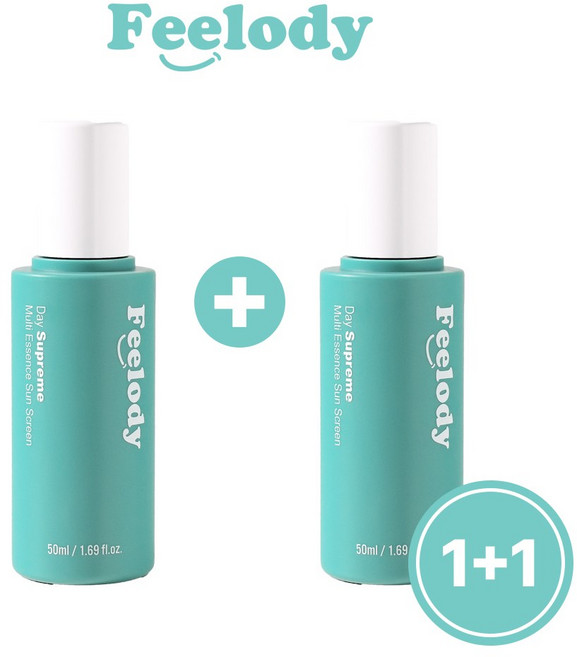 필로디 저자극 수분 선에센스 청소년 노세범 선크림 SPF50+ PA++++, 2개, 50ml