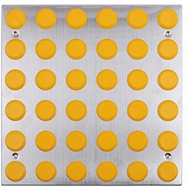 스텐 피스고정형 점자블럭 시각장애인 보도블럭 점형, 스텐피스, 1개