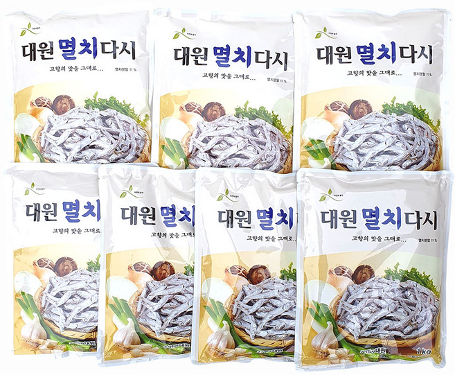 대원 멸치다시 1kg 국물용 육수용 멸치, 7개
