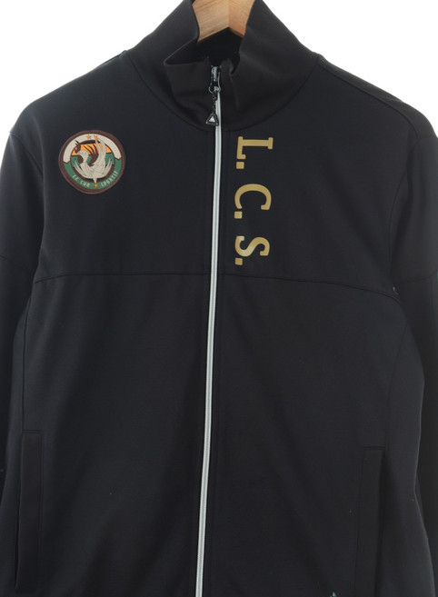 (L)르꼬끄 집업져지 트랙탑 블랙 올드스쿨 한정판32