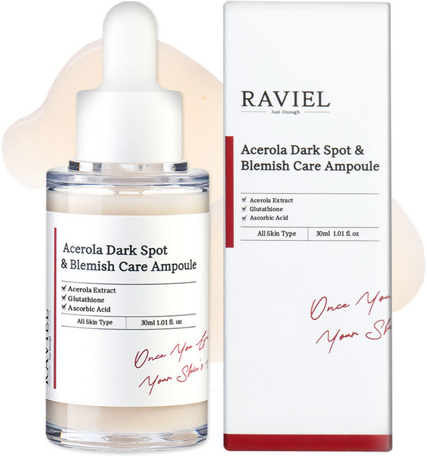 RAVIEL 아세로라 잡티 앤 기미 케어 앰플, 30ml, 1개