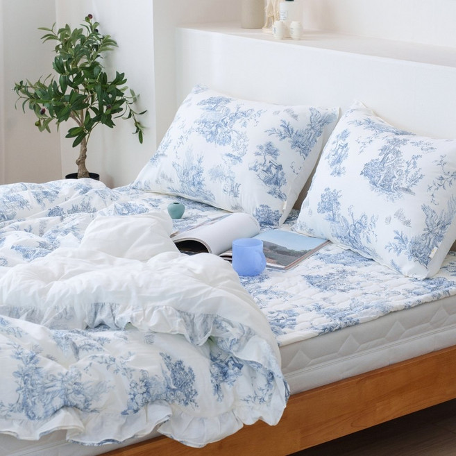 라라베딩 순면100% 명화 프렌치 호텔 차렵이불