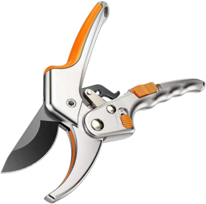 원예 전정가위 정원 조경 과수 화초 가지치기용 다기능 가정용 고탄소강 SK5, 1세트