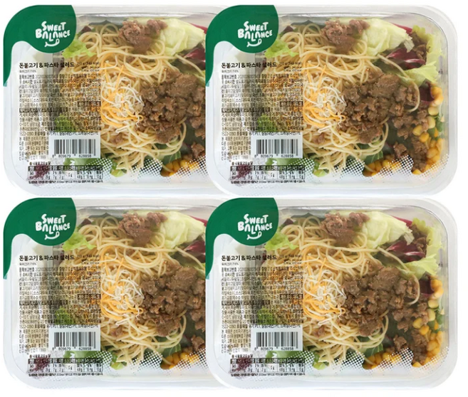 스윗밸런스 파스타 샐러드 210g, 4개