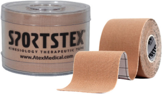 아텍스 테이핑 스포츠텍스 A-250 5cmx5m 스포츠 테이프 베이지, 5개, 1개입