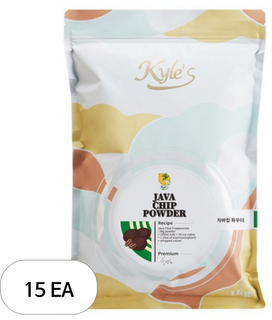 카일스 자바칩 파우더, 1kg, 1개입, 15개