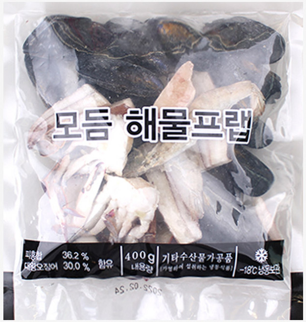 오지상구루메 모듬해물 5종 1봉 400g 해물탕 해물라면 간편식, 1개