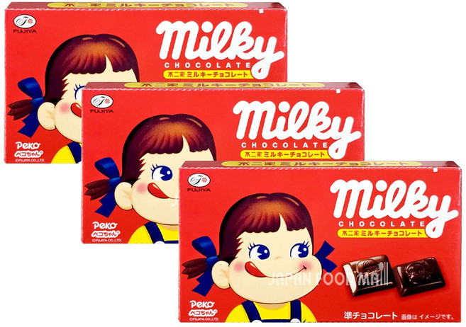 후지야 밀키 초코, 37g, 3개