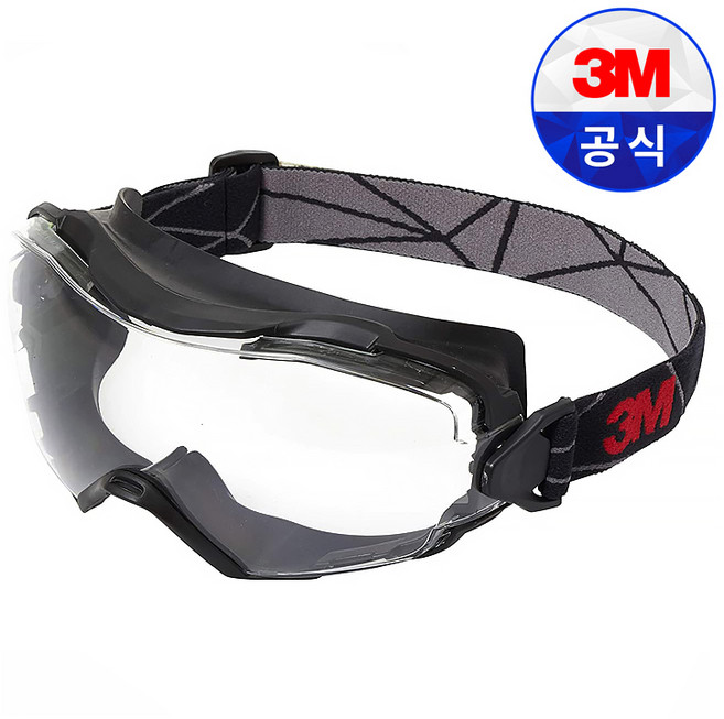 쓰리엠 안티포그 프리미엄 고글 GG6001 SGAF, 투명, 1개