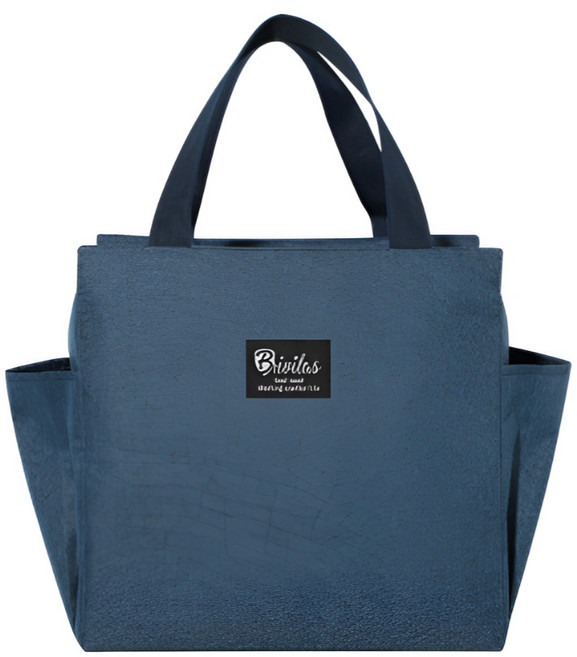 봄밤 BRIVILAS 보온 보냉 골프 간식 가방 카트, 간식가방 네이비, 개별, 1개