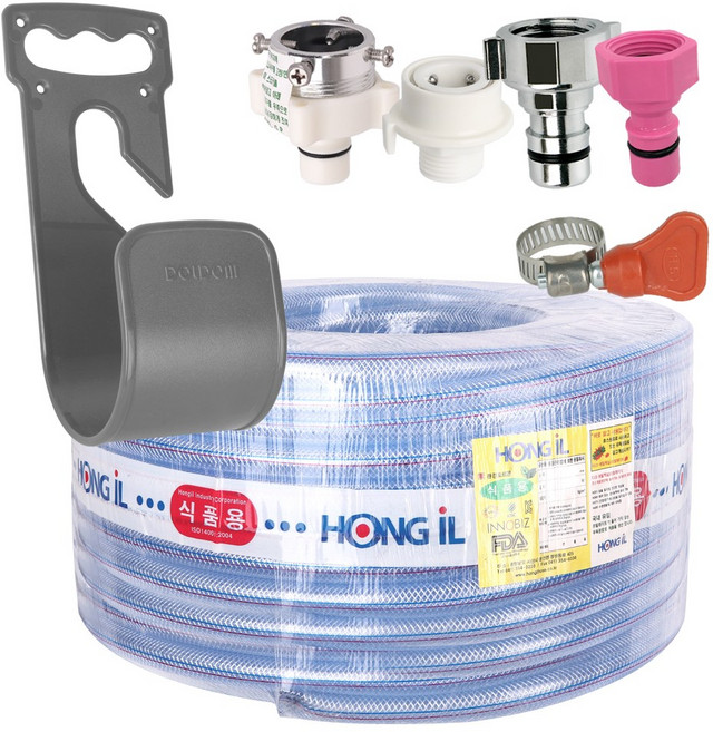 100M 대용량 프리미엄편사물호스100M+2종사은, 1개