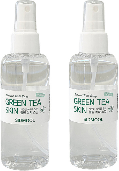 시드물 오리지널 웰빙 녹차 스킨, 2개, 150g