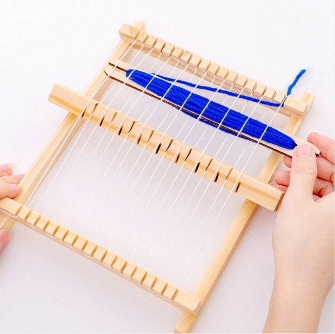 어린이 성인 취미 생활 위빙틀 미니 베틀 양말목 공예 직조기, 상세페이지 참조, 1개