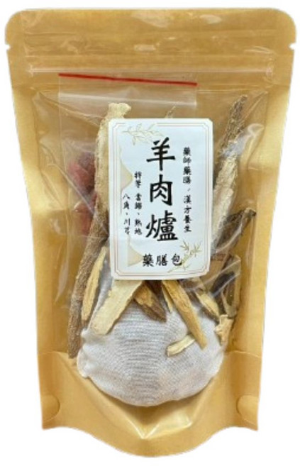 繁華藥膳包 羊肉爐 養生料理包, 75g, 1個