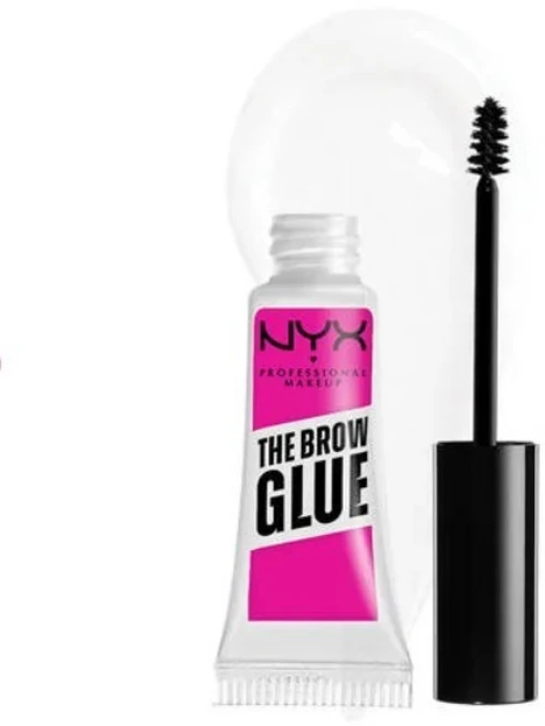 NYX PROFESSIONAL MAKEUP The Brow Glue 인스턴트 브로우 스타일러, 1개, 01 투명 - 쿠팡