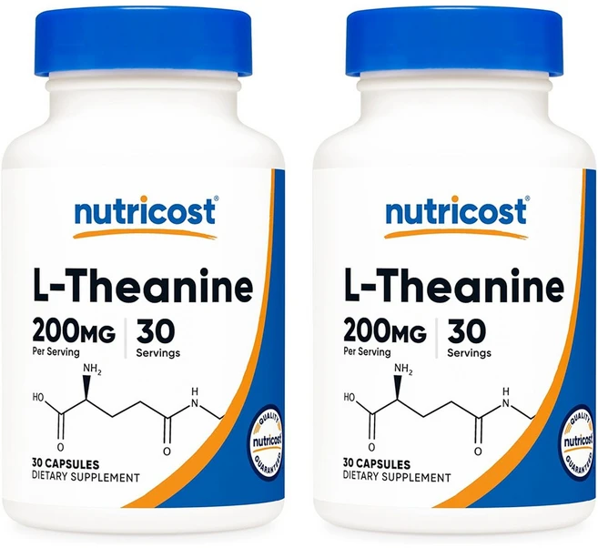 뉴트리코스트 L-테아닌 200mg, 30정, 2개 - 쿠팡