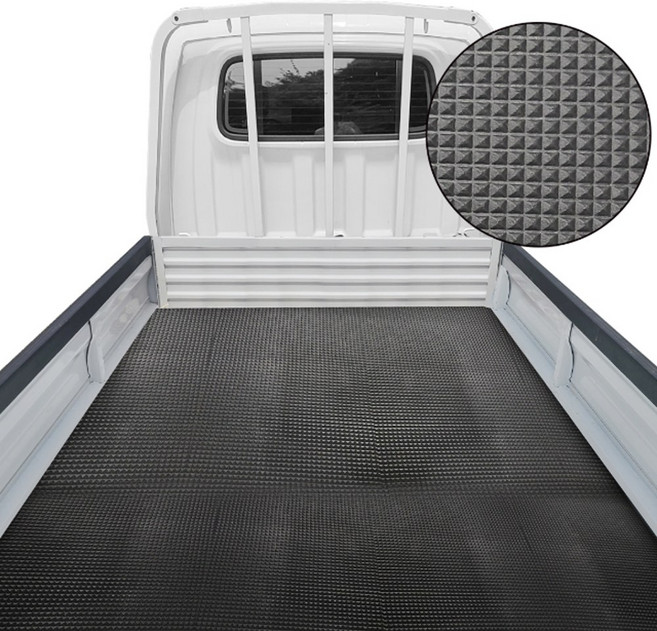 예스카 포터2 봉고3 라보 다마스 적재함 매트 TPR 고무매트 고무판 장축 초장축 특장차, 봉고3 1톤 킹캡 장축 (163x253)