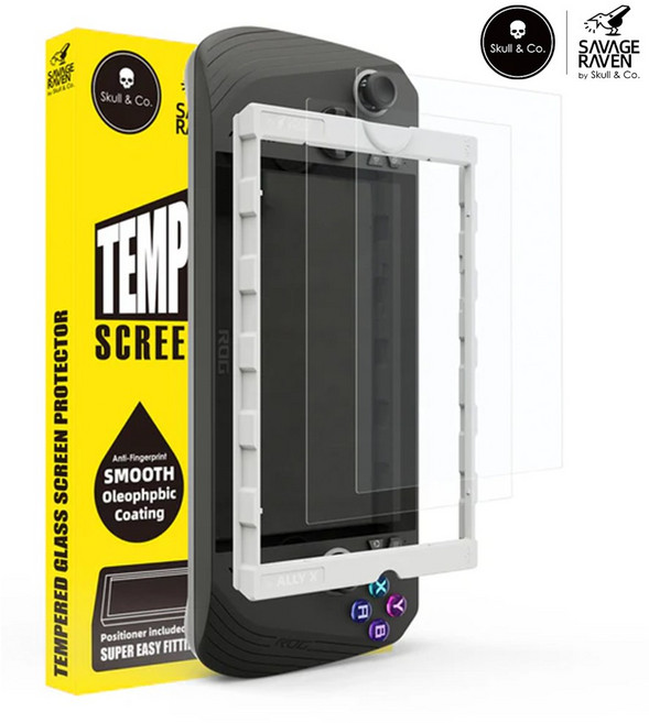 Rog Ally X 필름 스컬앤코 강화유리 액정보호필름 로그엘라이 저반사 2매