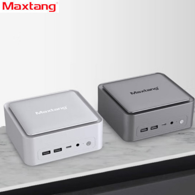 Maxtang NUC 미니 PC 라이젠 R5-6600H 데스크톱 고성능 오피스게임 WIFI6 2.5G, WIN11 Home, 0GB, 0GB, 그레이