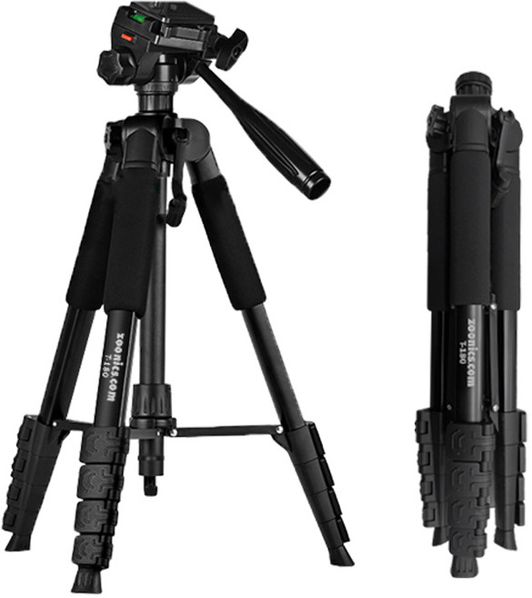 주닉스 T-180 카메라 1.8M 라이브 방송용 삼각대, 1개