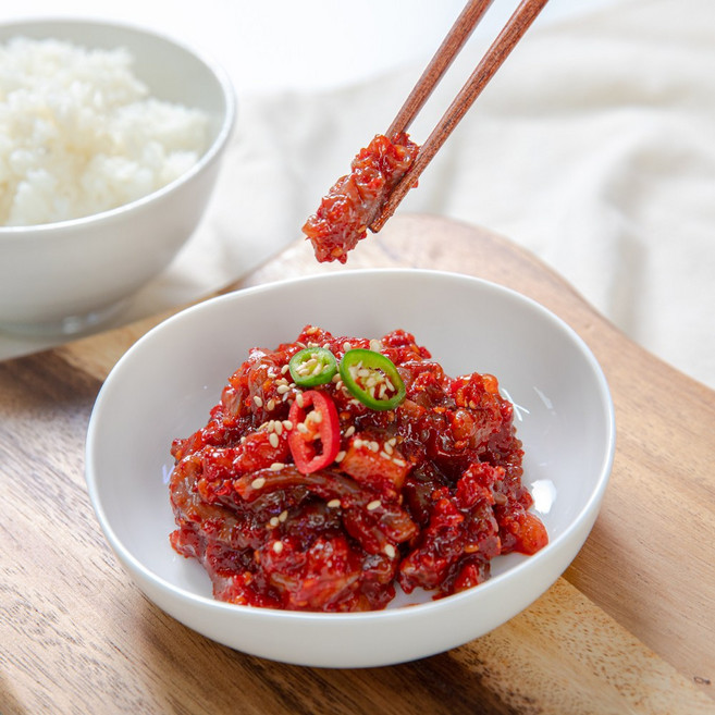 백년찬방 낙지젓 수제 가정식 반찬, 1개, 350g