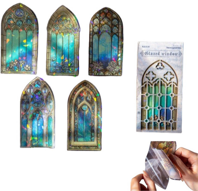 바이유즈 다꾸스티커 글라스윈도우, 블루글라스