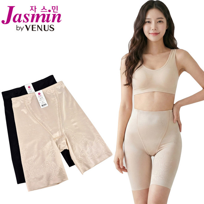 비너스 여성 누디 롱거들 똥배보정속옷 여자 사각 뱃살보정 거들형팬티 힙업