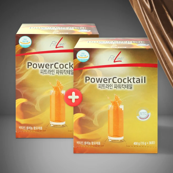 독일 피엠pm쥬스 파워각테일 1+1 2개, 0.9kg, 1세트 - 쿠팡