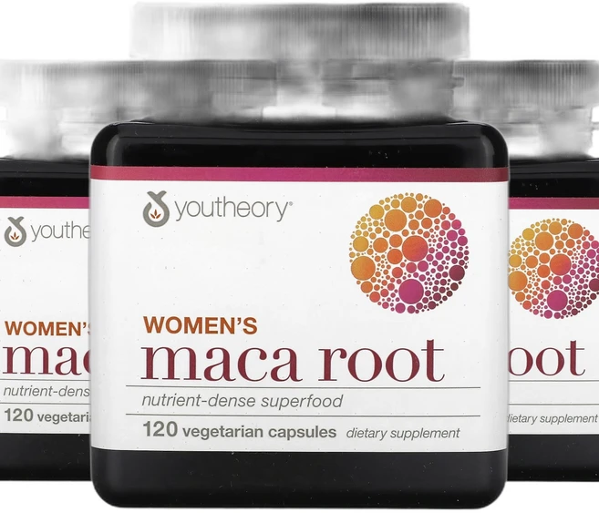 Youtheory 여성용 마카 뿌리 추출 1000mg Womens Maca Root, 3개, 120정 - 쿠팡