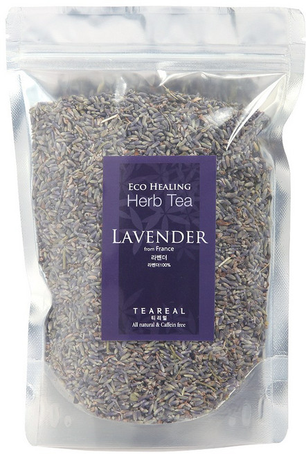 티리얼 대용량 허브차 라벤더 70g 잎차 라벤다 차 티, 1개입