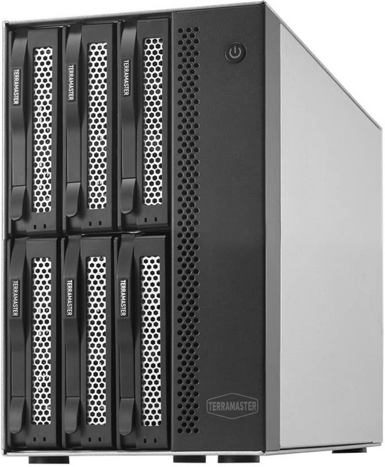 TERRAMASTER D6-320 외장 하드 드라이브 인클로저 - USB 3.2 Gen2 10Gbps Type-C HDD 스토리지 핫 스왑 가능 플러그 앤 플레이 (디스크 없음