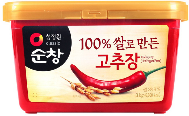 청정원 순창 100% 쌀로 만든 고추장 3kg, 1개