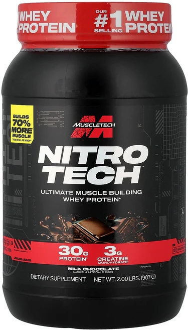 MuscleTech 머슬테크 나이트로테크 밀크초콜릿 907g 파우더 프로틴 단백질보충제, MuscleTech 머슬테크 나이트로테크 밀크초콜릿 9 - 쿠팡