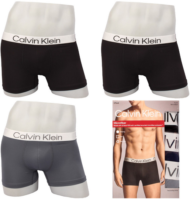 캘빈클라인 남성 팬티 드로즈 NP28510 001 3장 세트