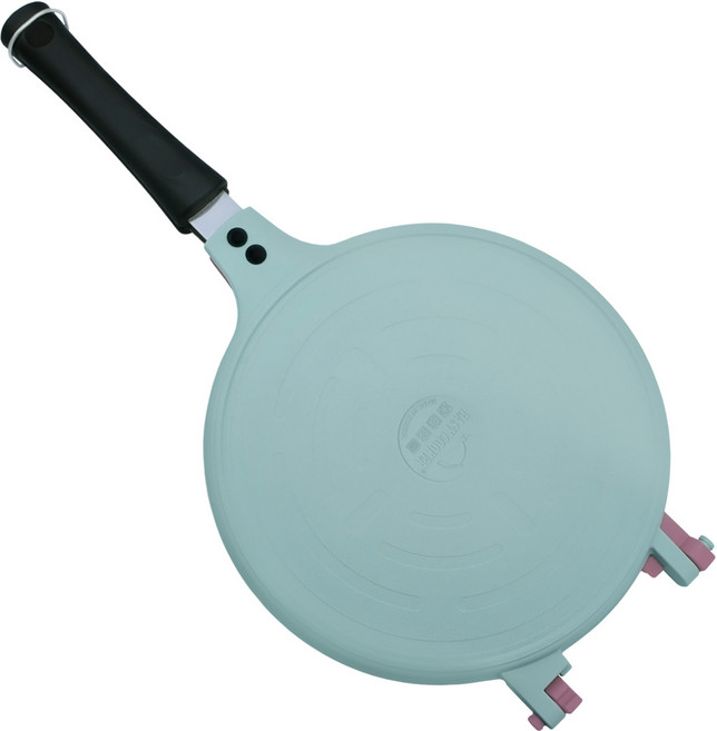 아트박스/베리구즈 간식만들기 후라이팬 Gas 원형점보 와플팬 투컬러, 1개, 43cm