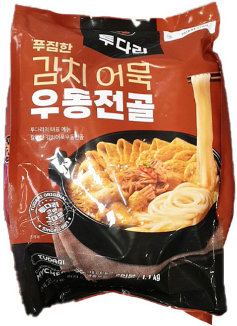 투다리 푸짐한 김치어묵 우동전골, 1개, 1.1kg