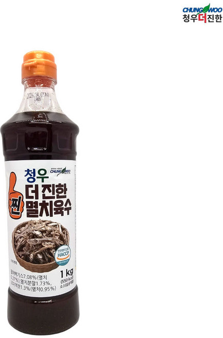 청우 더진한 찐 멸치육수진국, 1kg, 10개