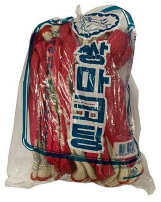 쌍마 반코팅장갑 적색코팅 10개입, WZ류_단일옵션