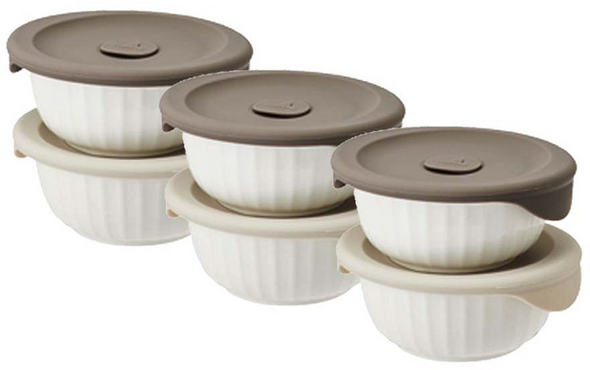 락앤락 바로한끼 도자기 밥용기 450ml, 6개