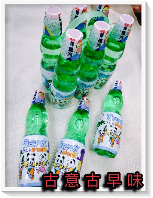 古意古早味 彈珠汽水 懷舊零食 飲品, 1個