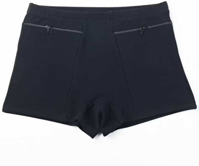 褲公主 出國防盜口袋安全褲 女內褲, 1黑色