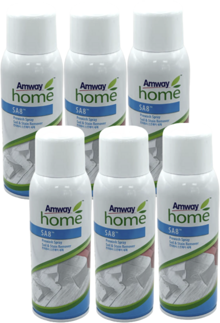 암웨이 SA8 프리워시 스프레이 세제, 350g, 6개