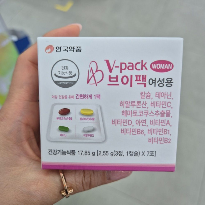 안국약품 브이팩여성용, 7회분, 17.85g, 1개
