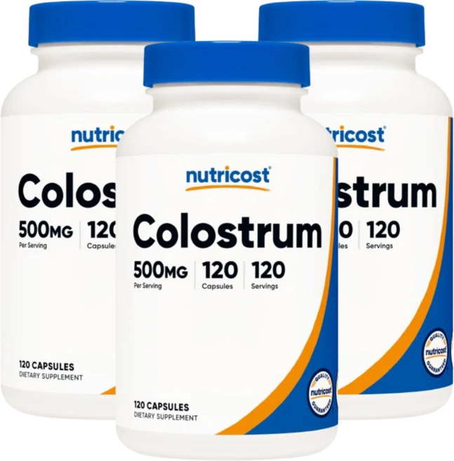 Nutricost 초유 500mg 캡슐 120정 3 SET, 3개 - 쿠팡