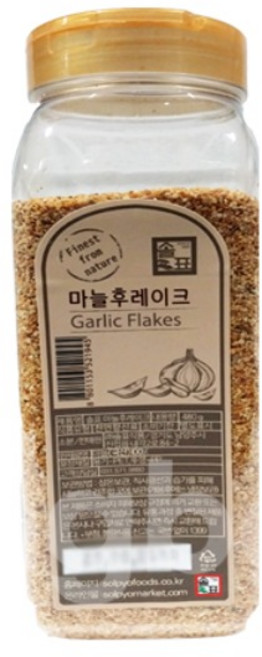 솔표 마늘후레이크(국산) 480g, 1개