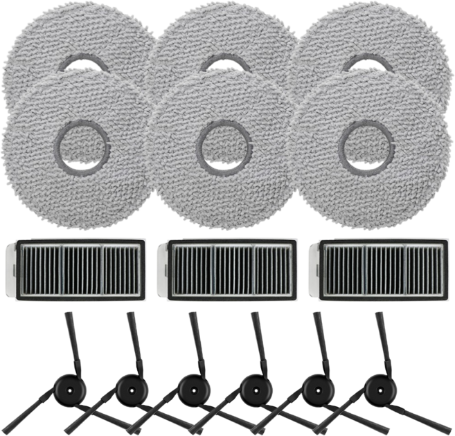 비브랜드 드리미 Dreame L40s Pro Ultra 프로 울트라 로봇청소기 물걸레 필터 사이드 호환 부품, 1세트, 소모품